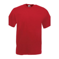 Fruit of the Loom F02 kereknyakú, rövid ujjú póló VALUEWEIGHT T, Brick - M férfi póló