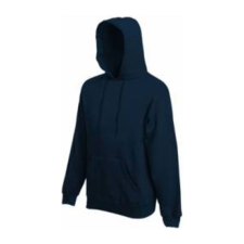 Fruit of the Loom F44 kapucnis pulóver, HOODED SWEAT, Deep Navy - M férfi pulóver, kardigán