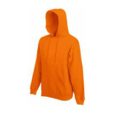Fruit of the Loom F44 kapucnis pulóver, HOODED SWEAT, Orange - XL férfi pulóver, kardigán