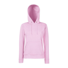 Fruit of the Loom F81 kapucnis Női pulóver, LADY-FIT HOODED SWEAT, Light Pink