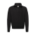 Fruit of the Loom Férfi hosszú ujjú pulóver Fruit of the Loom Classic Zip Neck Sweat 3XL, Fekete