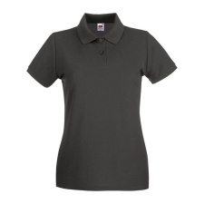 Fruit of the Loom FN01 Női galléros póló, LADY FIT PREMIUM POLO, Graphite női póló