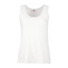 Fruit of the Loom FN02 ujjatlan Női póló LADY FIT VALUEWEIGHT VEST, White - S