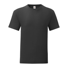 Fruit of the Loom FN62 rövid ujjú póló, ICONIC 150 T, Black - 5XL férfi póló
