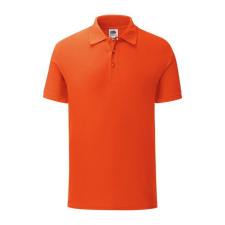 Fruit of the Loom FN66 galléros póló, ICONIC POLO, Flame Red - XL férfi póló