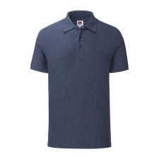 Fruit of the Loom FN66 galléros póló, ICONIC POLO, Kék férfi póló