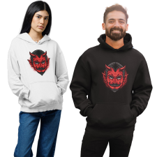 Fruit of the Loom, Kariban Az ördög arca - Unisex Kapucnis Pulóver női pulóver, kardigán