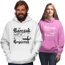 Fruit of the Loom, Kariban Bárcsak most is horgásznék - Unisex Pulóver női pulóver, kardigán