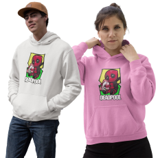 Fruit of the Loom, Kariban Cuki Deadpool - Unisex Pulóver