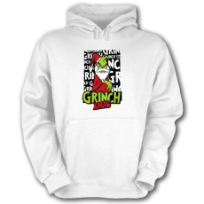 Fruit of the Loom, Kariban Grinch xmas - Unisex Kapucnis Pulóver