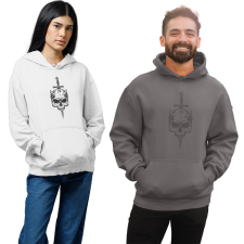 Fruit of the Loom, Kariban Halál Kardja - Unisex Kapucnis Pulóver női pulóver, kardigán