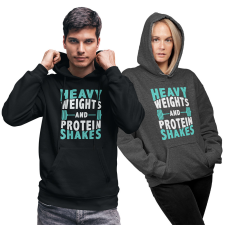 Fruit of the Loom, Kariban Heavy weights and protein shakes - Unisex Pulóver női pulóver, kardigán