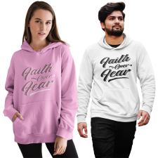 Fruit of the Loom, Kariban Hit a félelem felett - Unisex Pulóver női pulóver, kardigán