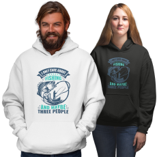 Fruit of the Loom, Kariban I only care about fishing - Unisex Pulóver