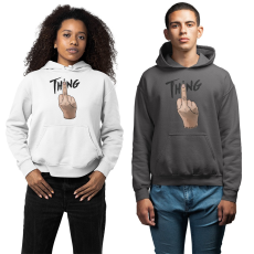 Fruit of the Loom, Kariban Izé - Unisex Kapucnis Pulóver