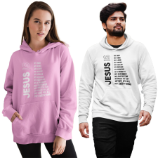 Fruit of the Loom, Kariban Jézus az én mindenem - Unisex Pulóver női pulóver, kardigán