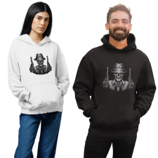 Fruit of the Loom, Kariban Maffia Koponya - Unisex Kapucnis Pulóver női pulóver, kardigán