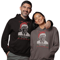Fruit of the Loom, Kariban Make christmas great again - Unisex Kapucnis Pulóver