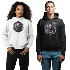 Fruit of the Loom, Kariban Miss Wednesday Addams & Thing - Unisex Kapucnis Pulóver