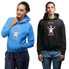 Fruit of the Loom, Kariban Pew-Pew Madafakas - Unisex Pulóver
