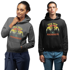 Fruit of the Loom, Kariban Pew-Pew Madafakas - Unisex Pulóver női pulóver, kardigán