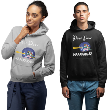 Fruit of the Loom, Kariban Pew-Pew Madafakas - Unisex Pulóver női pulóver, kardigán