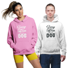 Fruit of the Loom, Kariban Sorry I can't, I have plans with my dog - Unisex Pulóver