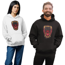 Fruit of the Loom, Kariban Szörny Szája - Unisex Kapucnis Pulóver női pulóver, kardigán