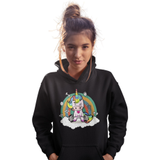 Fruit of the Loom, Kariban Unicorn Girl Power - GYM Unisex Pulóver