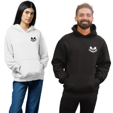 Fruit of the Loom, Kariban Varrott Száj - Unisex Kapucnis Pulóver