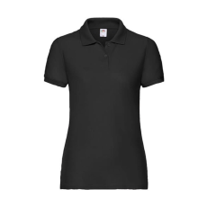 Fruit of the Loom Női Galléros póló Rövid ujjú Fruit of the Loom 65/35 Polo Lady-Fit - XL, Fekete