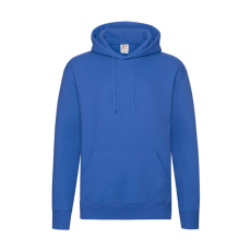 Fruit of the Loom Uniszex Pulóver Kapucnis Hosszú ujjú Fruit of the Loom Premium Hooded Sweat - XL, Király kék