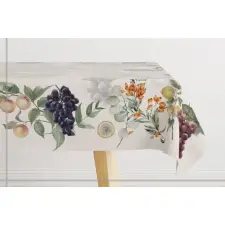  FRUTAS Szőlő mintás gyümölcsös asztalterítő 100x100 cm lakástextília