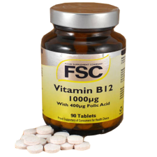 FSC b12 vitamin tabletta 1000mg 90 db vitamin és táplálékkiegészítő