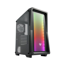 FSP CMT212A RGB Tempered Glass Black számítógép ház