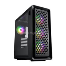 FSP Ultra CUT593P fekete (táp nélküli) ablakos ATX ház (FSP_CUT593P_BLACK) számítógép ház