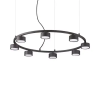  Függeszték Fekete MINOR IDEAL LUX 235547