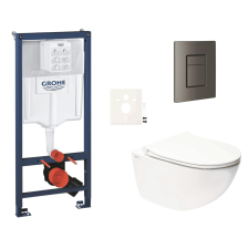  Függesztett WC szett világos falakhoz / falra szerelhető Swiss Aqua Technologies Infinitio SIKOGRSIN11SCAL0 szaniter