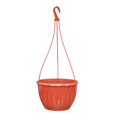 Függő virágtartó akasztóval 23×35.2cm 3.3L Szín: Terrakotta kerti tárolás