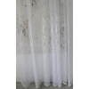  Függöny méteráru Jacquard Életfa minta 250cm magas Fehér