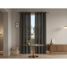  Függöny TAVIO 140x250 cm, szürkésbarna Felfüggesztés: Hullámos sínszalag lakástextília