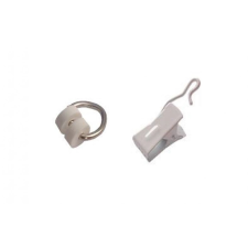 Függönycsipesz MODERN kampós+ guri guri 20+20 db/cs (beige) karnis, függönyrúd