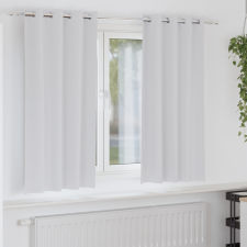  Függönyök 2 pcs Halvány szürke 175 x 140 cm Poliészter lakástextília