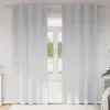  Függönyök 2 pcs Halvány szürke 225 x 140 cm Poliészter