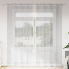  Függönyök 2 pcs Világosszürke 140 x 260 cm Poliészter lakástextília