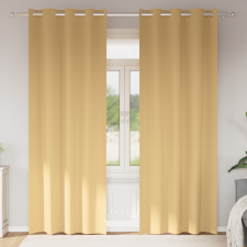  Függönyök függönyökkel 2 pcs Bézs 245 x 140 cm Poliészter lakástextília