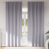  Függönyök függönyökkel 2 pcs Fém szürke 245 x 140 cm Poliészter