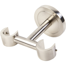 Függönyrúd tartó 50 mm x 90 mm x 100 mm inox karnis, függönyrúd