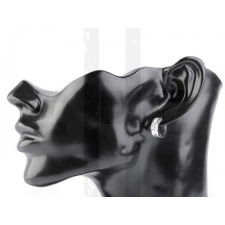  Fülbevaló csiszolt kövekkel rozsdamentes acél fülbevaló