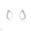 Fülbevaló Frank Trautz fehér arany fülbevaló - 8-08728-52-0089
